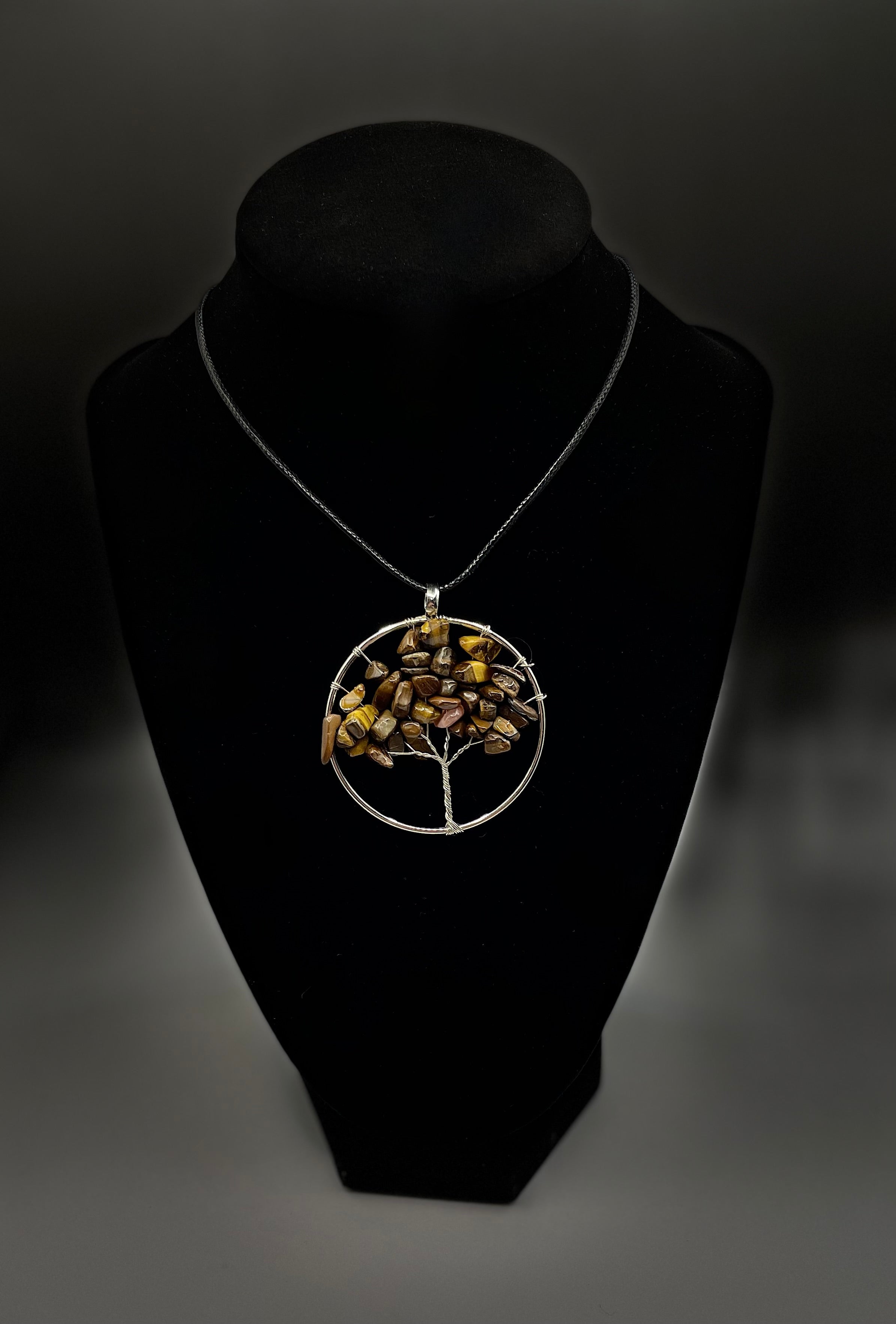 Tiger’s Eye Tree of Life Necklace