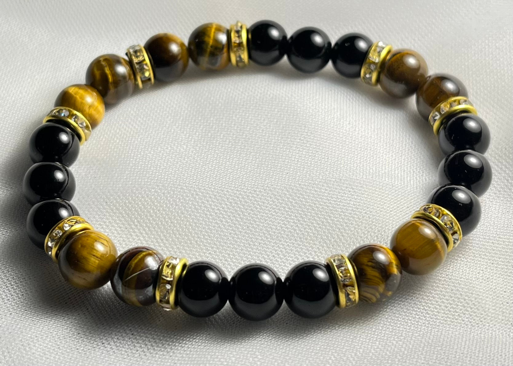 Golden Tiger’s Eye & Onyx