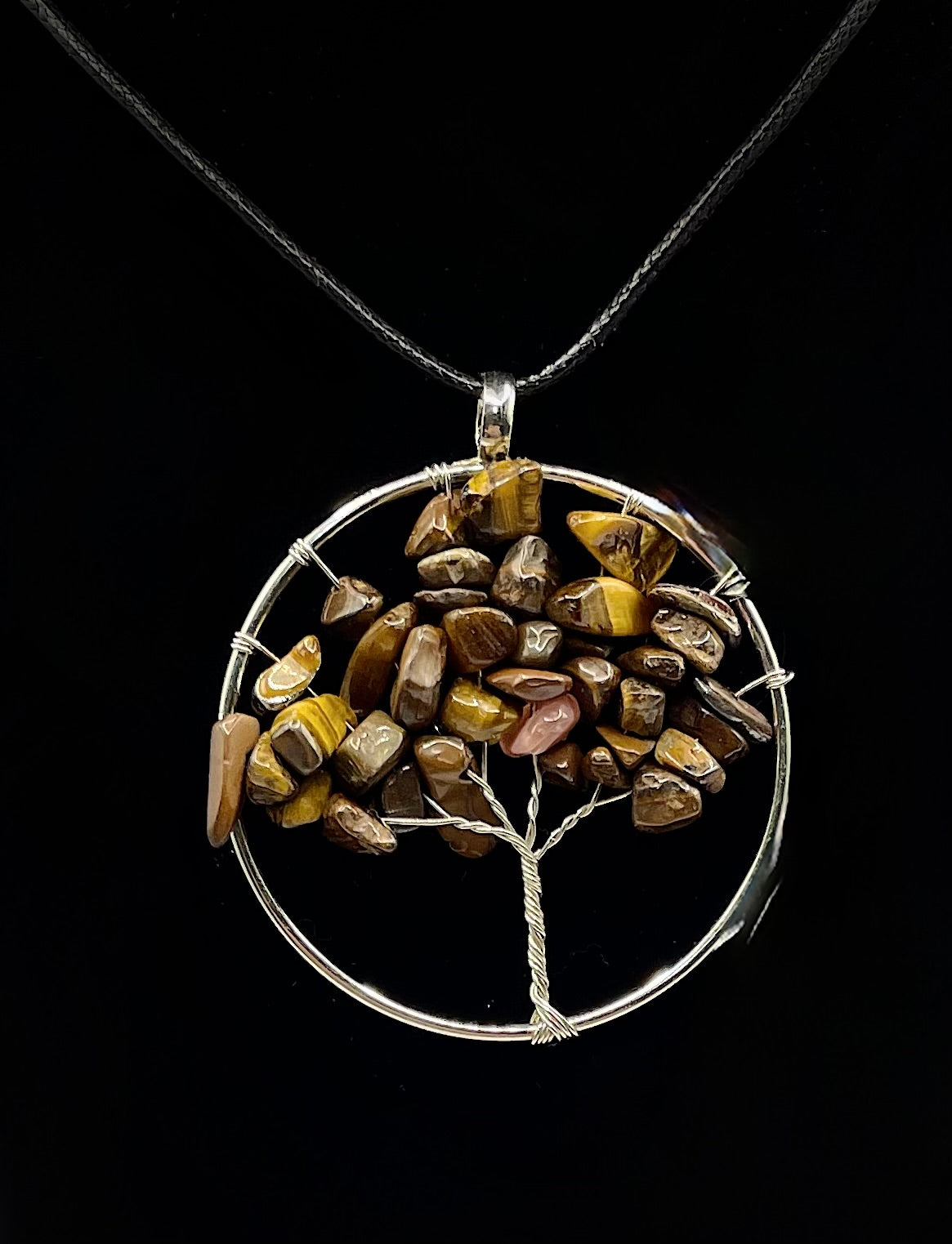 Tiger’s Eye Tree of Life Necklace