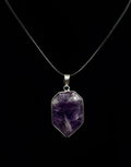 Amethyst Teardrop Necklace