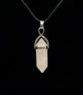 Clear Quartz Point Necklace