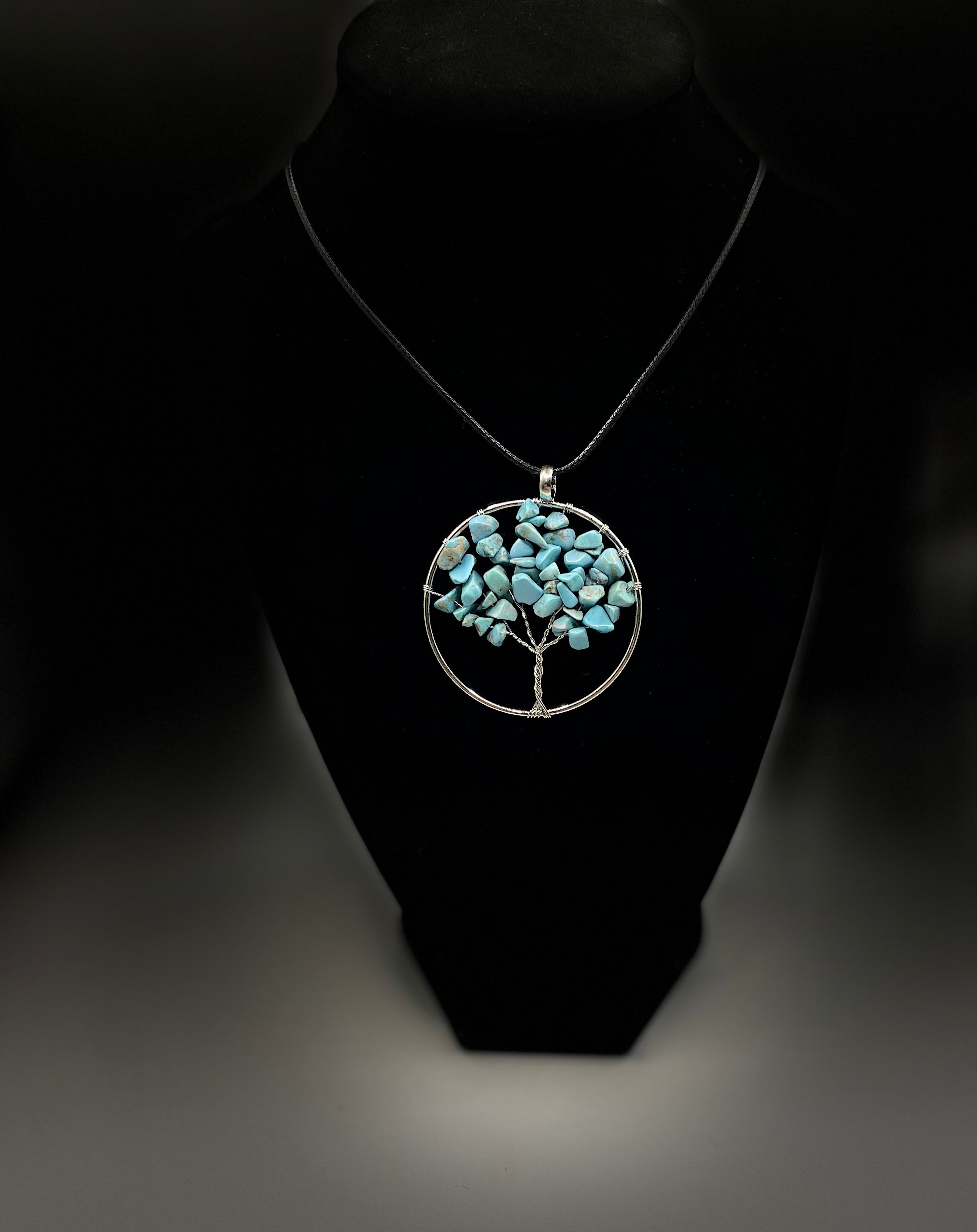 Turquoise Tree of Life Necklace