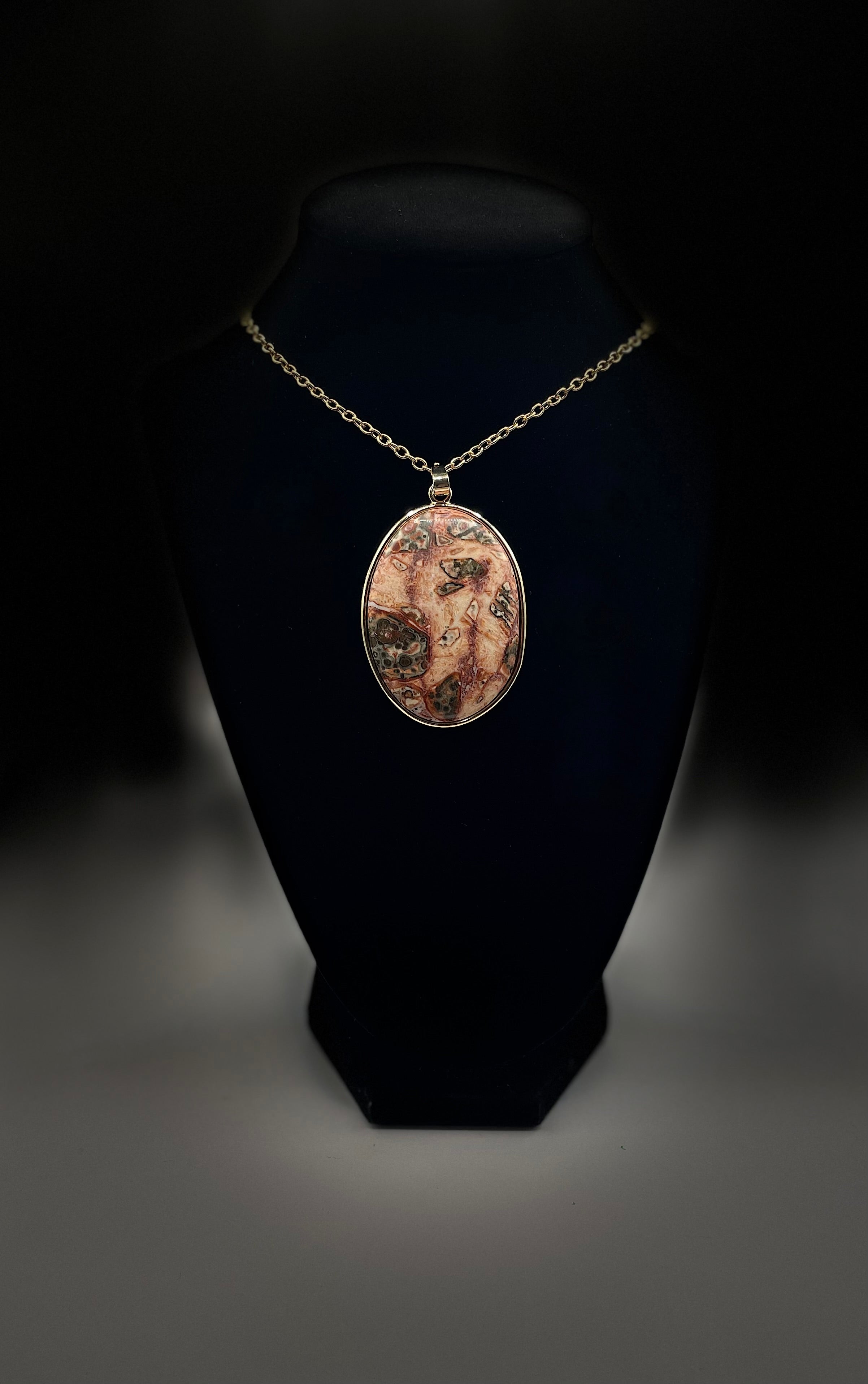 Leopard Skin Jasper Necklace