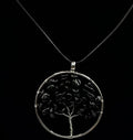 Black Obsidian Tree of Life Necklace