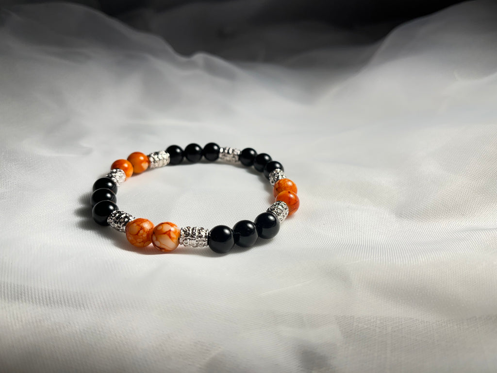 Sunset Onyx & Carnelian Strand