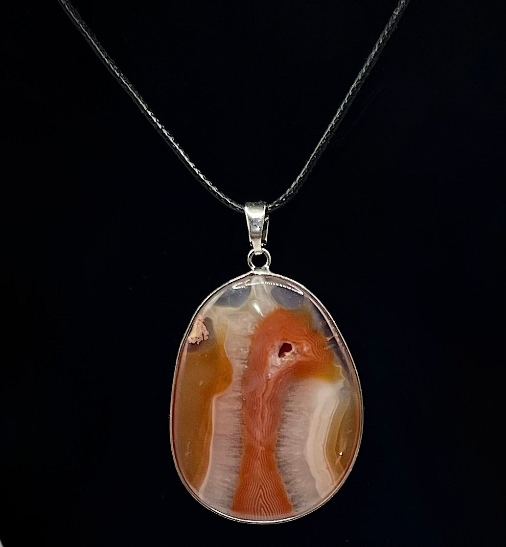 Banded Agate Pendant