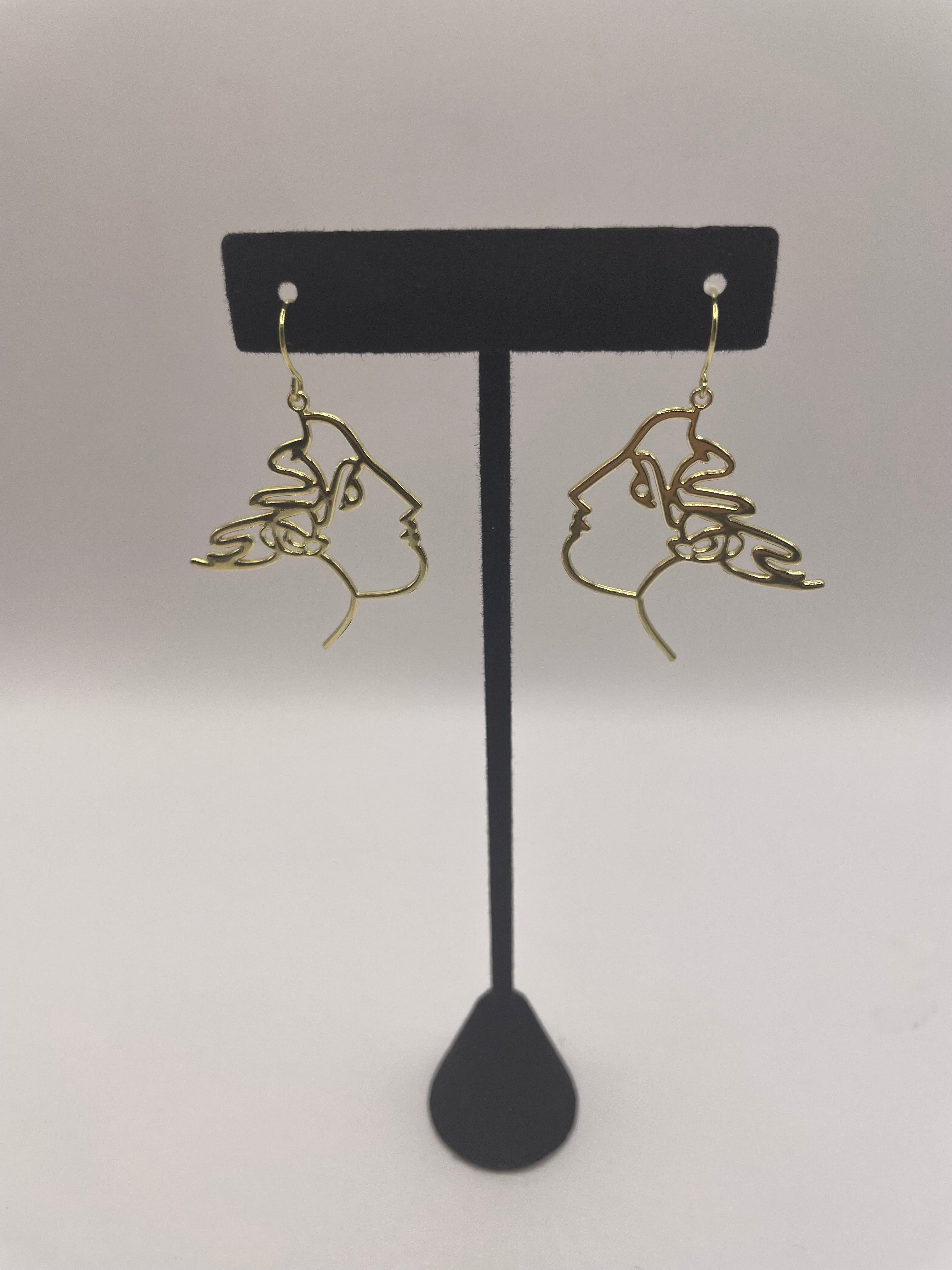 Feminine Flow Silhouette Earrings