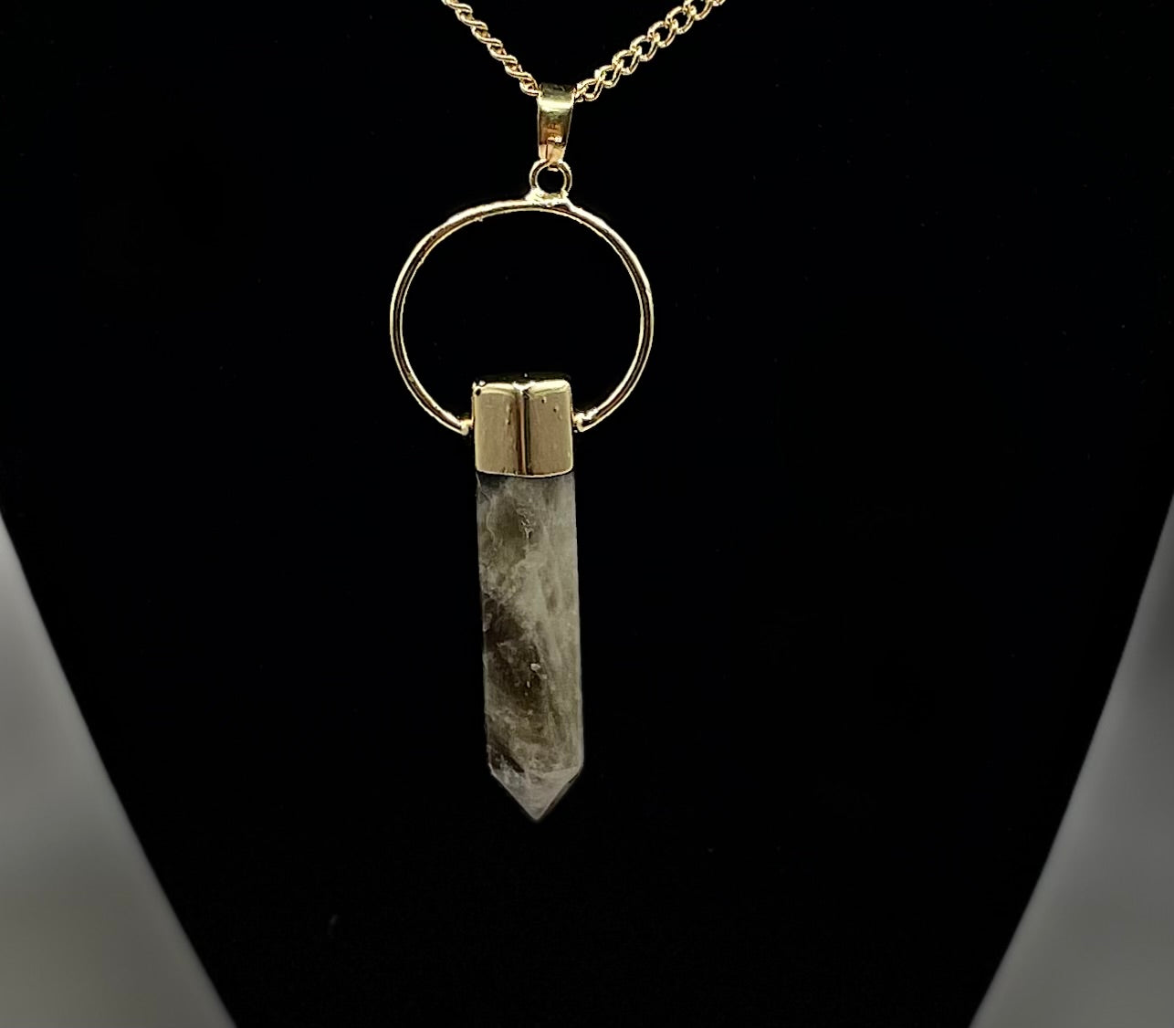 Smoky Quartz Point Necklace
